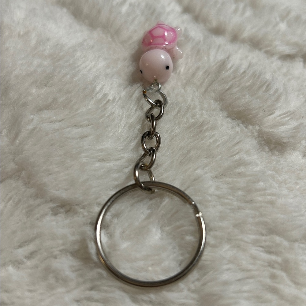 Pink Turtle Keychain Set - Picture 3 of 3